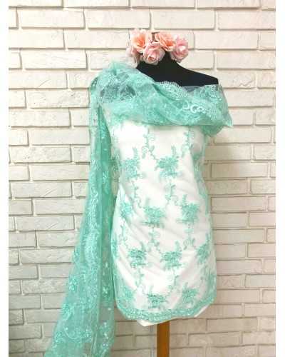 Mint Blossom Lace