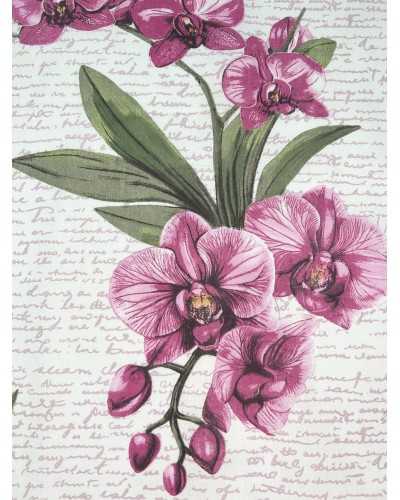 List z Orchideą