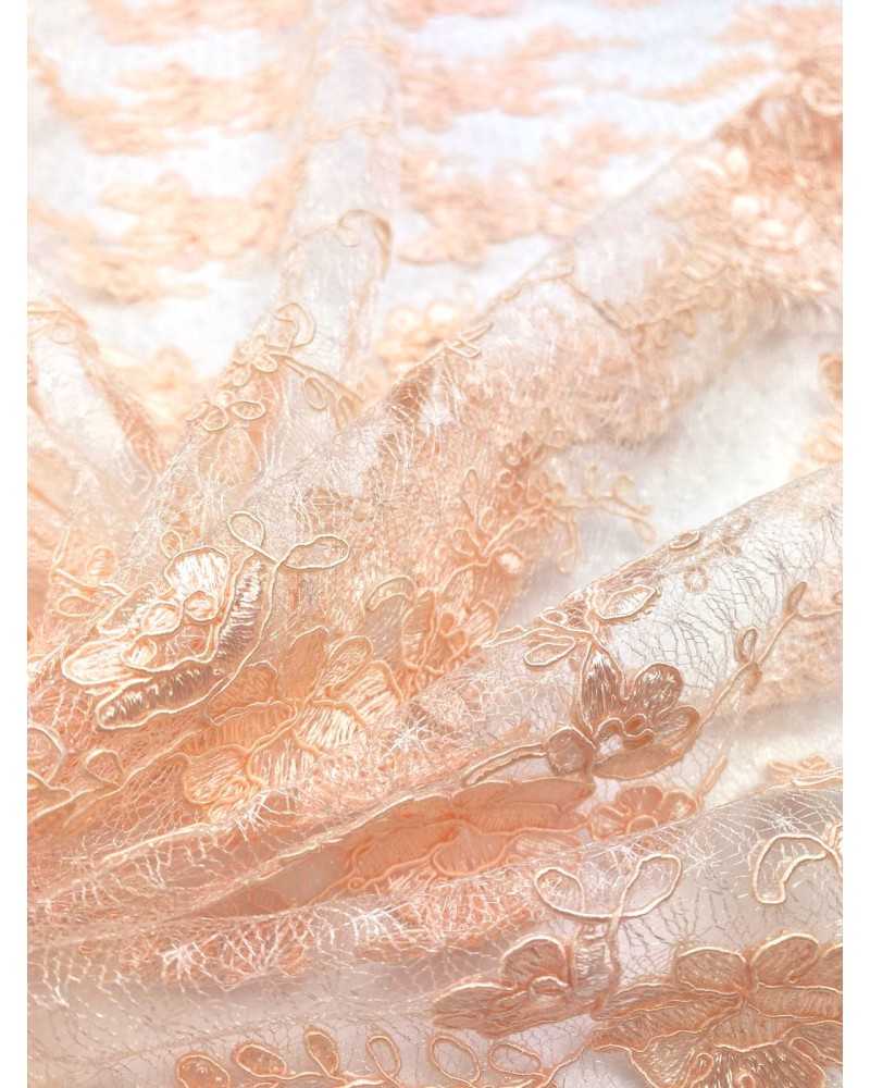 Blush Apricot Lace Blush Apricot Lace