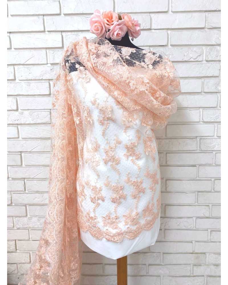 Blush Apricot Lace Blush Apricot Lace